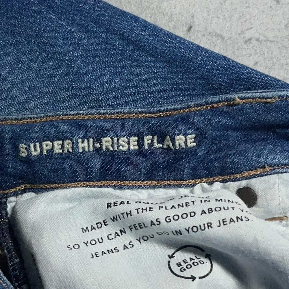 American Eagle Outfitters Women's Blue Flare Jeans
